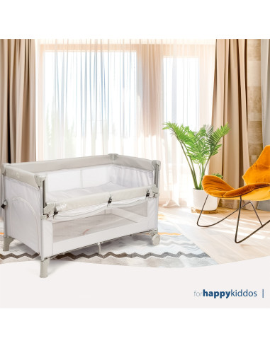 JU7975-Dreamy-Cloud,Patut pliant 2 nivele Juju DreamyCloud, Grey