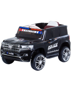 ELJPPL0232B,Masinuta electrica Chipolino SUV Police Patrol cu scaun din piele black