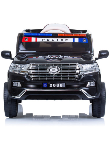 ELJPPL0232B,Masinuta electrica Chipolino SUV Police Patrol cu scaun din piele black