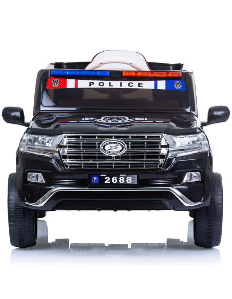 ELJPPL0232B,Masinuta electrica Chipolino SUV Police Patrol cu scaun din piele black