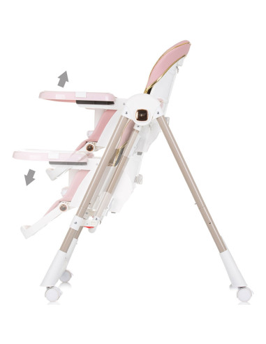 STHMS02403FL,Scaun de masa Chipolino Milk Shake 2 in 1 flamingo