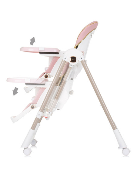 STHMS02403FL,Scaun de masa Chipolino Milk Shake 2 in 1 flamingo