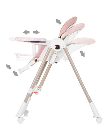 STHMS02403FL,Scaun de masa Chipolino Milk Shake 2 in 1 flamingo