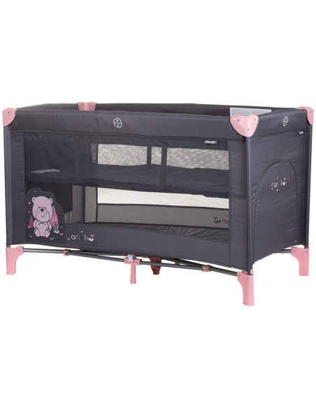 KOSIAR244FL,Patut pliabil Chipolino Ariel flamingo