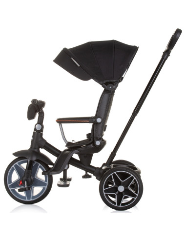 TRKDR02401OB,Tricicleta cu copertina si sezut reversibil Chipolino Derby obsidian