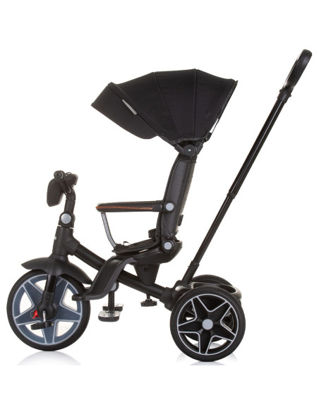 TRKDR02401OB,Tricicleta cu copertina si sezut reversibil Chipolino Derby obsidian