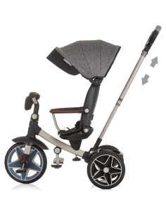 TRKDR02402GR,Tricicleta cu copertina si sezut reversibil Chipolino Derby granite 2