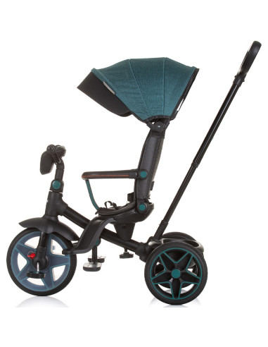TRKDR02403TL,Tricicleta cu copertina si sezut reversibil Chipolino Derby teal