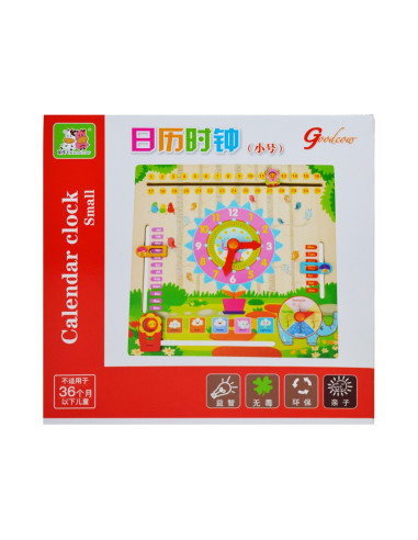 ROB-HM-006,Calendar educativ, din lemn