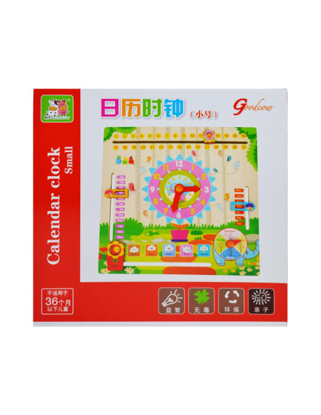 ROB-HM-006,Calendar educativ, din lemn
