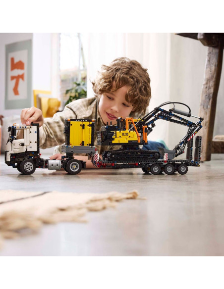 LEGO-42175,Lego Technic Camionul Fmx Și Excavatorul Electric Ec230 De La Volvo 42175 LEGO-42175,Lego Technic Camionul Fmx Și Excavatorul Electric Ec230 De La Volvo 42175