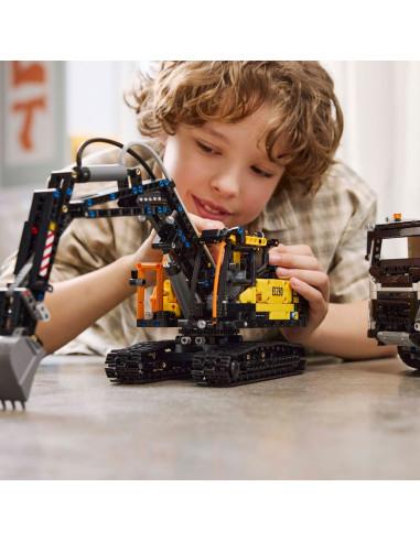 LEGO-42175,Lego Technic Camionul Fmx Și Excavatorul Electric Ec230 De La Volvo 42175 LEGO-42175,Lego Technic Camionul Fmx Și Excavatorul Electric Ec230 De La Volvo 42175