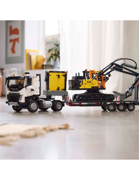LEGO-42175,Lego Technic Camionul Fmx Și Excavatorul Electric Ec230 De La Volvo 42175 LEGO-42175,Lego Technic Camionul Fmx Și Excavatorul Electric Ec230 De La Volvo 42175