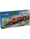 LEGO-60423,Lego City Trains Statie Si Tramvai In Centrul Orasului 60423