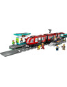 LEGO-60423,Lego City Trains Statie Si Tramvai In Centrul Orasului 60423