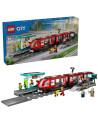 LEGO-60423,Lego City Trains Statie Si Tramvai In Centrul Orasului 60423