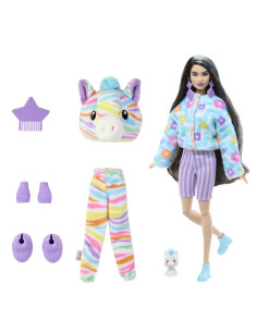 MTHRK39,Barbie Papusa Barbie Cutie Reveal Zebra 2