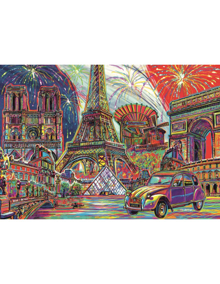 VV-10524,Puzzle Trefl 1000 Culorile Parisului