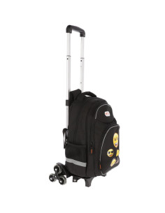 EJRS2344T1,Ghiozdan troller clasele i-iv emoji negru pigna 2