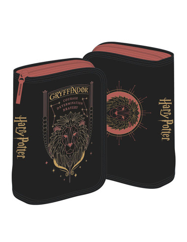 HPPE2401-1,Penar neechipat 1 fermoar 2 extensii harry potter negru pigna