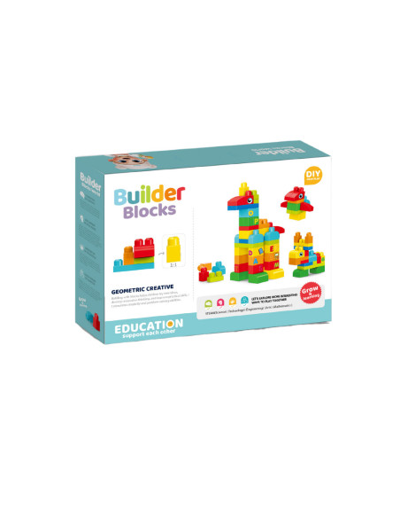 188-646,Set de constructie STEAM - Animalute (62 piese)