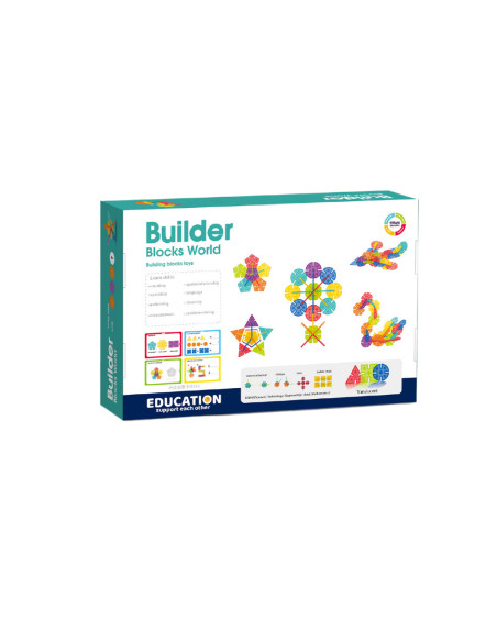 188-631,Set de constructie STEAM - Fulgi de zapada (112 piese)