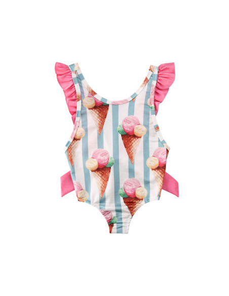 UP-drl47b2ai5,Costum de baie cu Inghetata si dungi turcoaz Drool, Diverse marimi