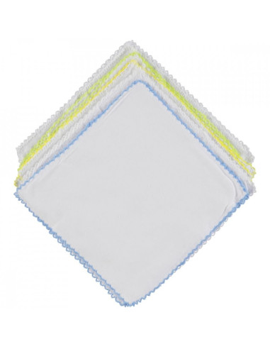 UP-bj_433,Set 10 batistute BabyJem din bumbac pentru copii 20x20 cm