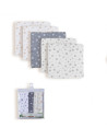 UP-bc-csy5952,Set 5 prosopele, bumbac organic 100%, 24x24 cm, BabyCosy