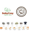 UP-bc-csy5952,Set 5 prosopele, bumbac organic 100%, 24x24 cm, BabyCosy