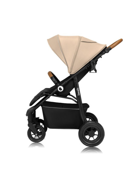 BN-LO-NATT_BEIGE_SAND,Carucior sport, Lionelo, Natt, De la nastere, Cu accesorii si capotina XXL reglabila, 0 - 22 kg, Conform c