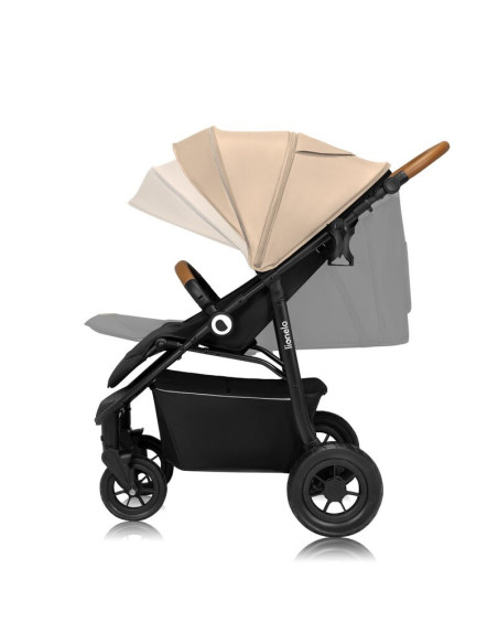 BN-LO-NATT_BEIGE_SAND,Carucior sport, Lionelo, Natt, De la nastere, Cu accesorii si capotina XXL reglabila, 0 - 22 kg, Conform c