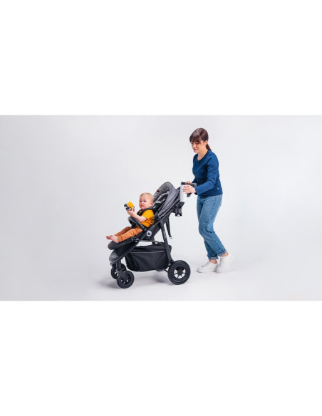 BN-LO-NATT_BEIGE_SAND,Carucior sport, Lionelo, Natt, De la nastere, Cu accesorii si capotina XXL reglabila, 0 - 22 kg, Conform c