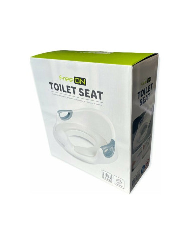 BN-38763,Reductor toaleta, FreeON, Cu perna confortabila si detasabila, Cu manere, 37x9,3x65,5 cm, White