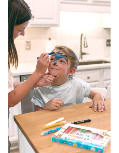 133-116,Creioane pictura pentru fata si piele, Body Doodlers, set de 12