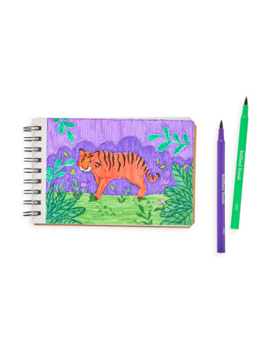 130-068,Carioci cu pensula Brilliant Brush, set de 12