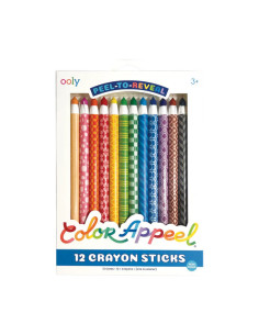 133-111,Creioane colorate Color Appeel, set de 12, cu invelis detasabil