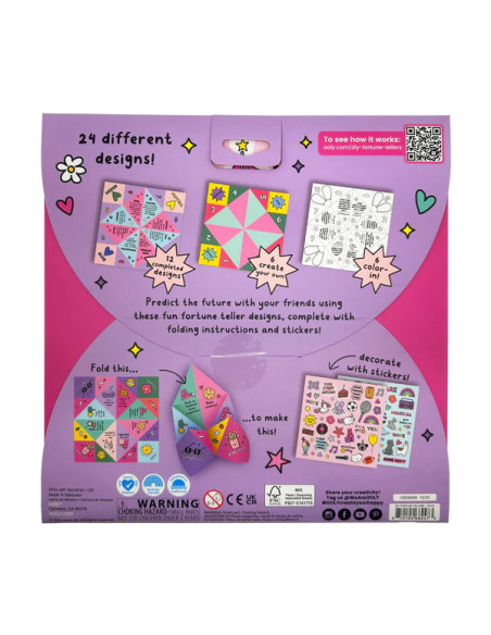 161-120,Jocul copilariei - Solnita, set creativ DIY - 24 modele, Fortune Teller