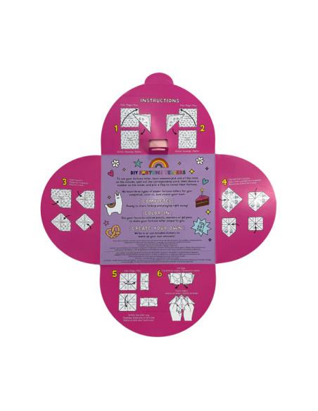 161-120,Jocul copilariei - Solnita, set creativ DIY - 24 modele, Fortune Teller