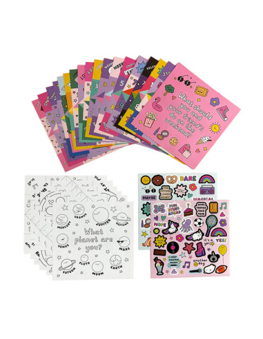 161-120,Jocul copilariei - Solnita, set creativ DIY - 24 modele, Fortune Teller