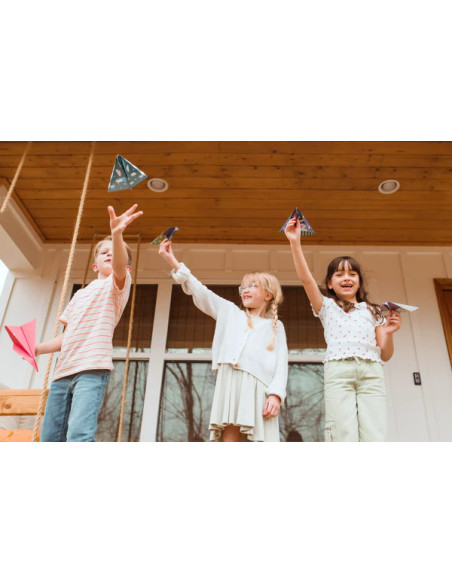 161-121,Avioane de hartie - 24 modele, set creativ DIY