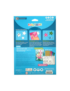 161-130,Kit Arta cu folie Foil-tastic - Awesome Animals 2