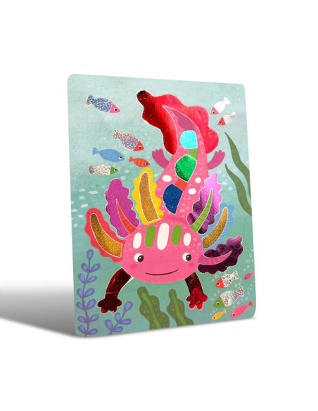 161-130,Kit Arta cu folie Foil-tastic - Awesome Animals