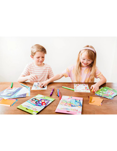 161-130,Kit Arta cu folie Foil-tastic - Awesome Animals