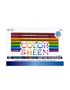 130-111,Carioci Colorate metalice-Color Sheen-set de 12