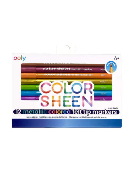 130-111,Carioci Colorate metalice-Color Sheen-set de 12 130-111,Carioci Colorate metalice-Color Sheen-set de 12