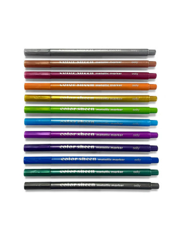 130-111,Carioci Colorate metalice-Color Sheen-set de 12 130-111,Carioci Colorate metalice-Color Sheen-set de 12