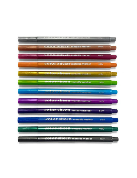 130-111,Carioci Colorate metalice-Color Sheen-set de 12 130-111,Carioci Colorate metalice-Color Sheen-set de 12