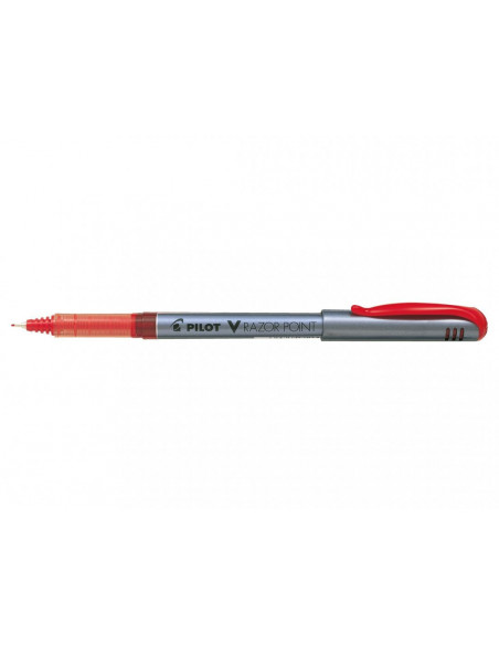 Fineliner Pilot V-Razor Point, 0.4 mm, rosu,PSW-10PPR
