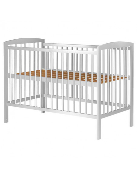 Patut copii din lemn Hubners Anzel 120x60 cm alb,PHANZ12AL
